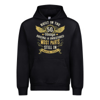 Black Mens Vintage 1950s Built In The 50s Fifties Funny 70th Birthday Urban Hoodie - longCreatives