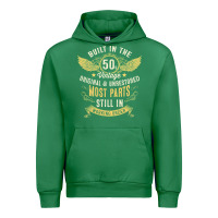 Emerald Mens Vintage 1950s Built In The 50s Fifties Funny 70th Birthday Urban Hoodie - longCreatives