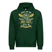 Forest Green Mens Vintage 1950s Built In The 50s Fifties Funny 70th Birthday Urban Hoodie - longCreatives