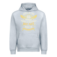 Heather Grey Mens Vintage 1950s Built In The 50s Fifties Funny 70th Birthday Urban Hoodie - longCreatives