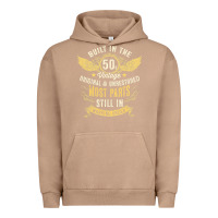 Pigment Burro Mens Vintage 1950s Built In The 50s Fifties Funny 70th Birthday Urban Hoodie - longCreatives