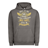 Pigment Tornado Mens Vintage 1950s Built In The 50s Fifties Funny 70th Birthday Urban Hoodie - longCreatives