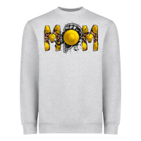 Heather Grey mom lacrosse Heavyweight Sweatshirt - RacoonDesign