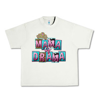 Pistachio Mama of Drama Mother's Day Urban Heavy Tee - CowGirlArtShop
