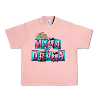 Salmon Mama of Drama Mother's Day Urban Heavy Tee - CowGirlArtShop