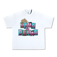 White Mama of Drama Mother's Day Urban Heavy Tee - CowGirlArtShop