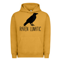 Pigment Peanut Butter Womens Raven Lunatic, Funny Bird Lover Gift Men Women Kids Urban Hoodie - longCreatives