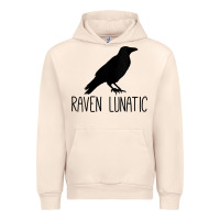 Sandshell Womens Raven Lunatic, Funny Bird Lover Gift Men Women Kids Urban Hoodie - longCreatives