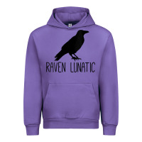 Tulip Womens Raven Lunatic, Funny Bird Lover Gift Men Women Kids Urban Hoodie - longCreatives