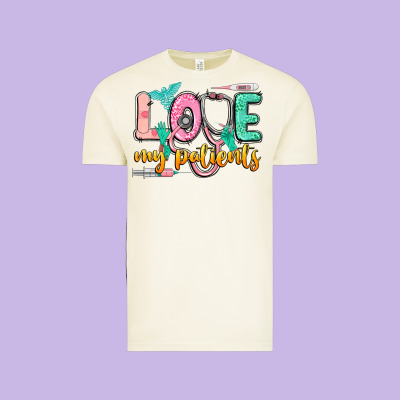 Love My Patients Vintage Tee Designed By Cowgirlartshop