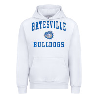 White Batesville High School Bulldogs Premium Urban Hoodie - longCreatives