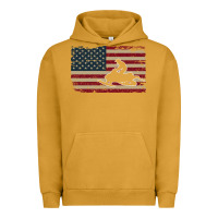 Pigment Peanut Butter Snowmobile USA Flag Snow Sled Patriotic Snowmobiling Gift Urban Hoodie - longCreatives
