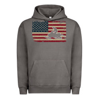Pigment Tornado Snowmobile USA Flag Snow Sled Patriotic Snowmobiling Gift Urban Hoodie - longCreatives