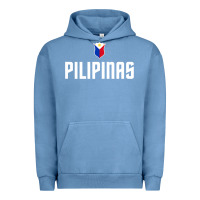 Pigment Pebble Blue Pilipinas Basketball Wear, Gilas Philippines Casual Wear Urban Hoodie - longCreatives