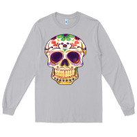 Moon Dust Cinco de mayo skull Long Sleeve Tee - FaDigitalArtStudio