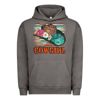Pigment Tornado cowgirl hat flowers leopard and  leather Urban Hoodie - AdoDesignShop