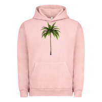 Pigment Salmon Tropical Palm Tree Urban Hoodie - longCreatives