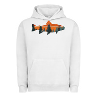 Pigment Lunar Rock Trout Fly Fishing Nature Outdoor Fisherman Gift Urban Hoodie - longCreatives