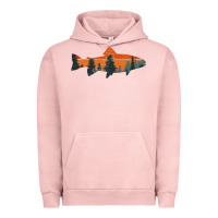 Trout Fly Fishing Nature Outdoor Fisherman Gift Urban Hoodie | Teevron