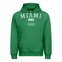 Emerald Miami Ohio OH Vintage Urban Hoodie - longCreatives