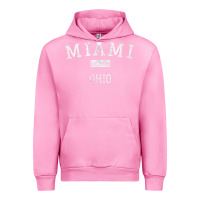 Fuchsia Pink Miami Ohio OH Vintage Urban Hoodie - longCreatives