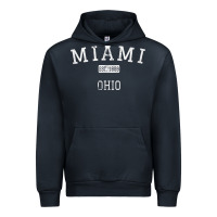 Miami Ohio Oh Vintage Urban Hoodie | Teevron