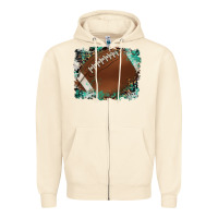 Sandshell sports football background Zipper Hoodie - Artiststas