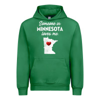 Emerald Someone In Minnesota Loves Me  Minnesota  MN Urban Hoodie - longCreatives