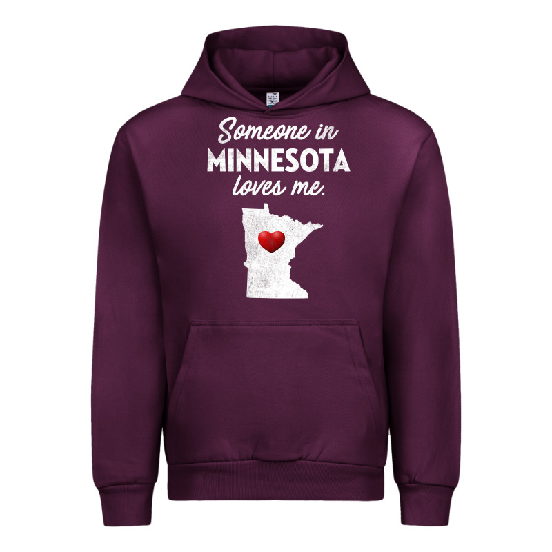 Someone In Minnesota Loves Me  Minnesota  Mn Urban Hoodie by longCreatives | Teevron