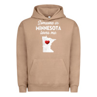 Pigment Burro Someone In Minnesota Loves Me  Minnesota  MN Urban Hoodie - longCreatives
