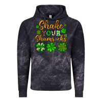 Cloud Black St. Patrick's Shake your shamrocks Vintage Hoodie - OliviaCreatesArt