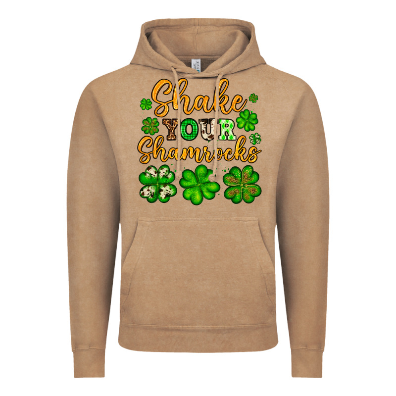 St. Patrick's Shake Your Shamrocks Vintage Hoodie by OliviaCreatesArt | Teevron