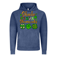 Vintage Denim St. Patrick's Shake your shamrocks Vintage Hoodie - OliviaCreatesArt