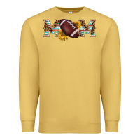 Antique Gold american football mom Premium Sweatshirt - BarkalooDesign