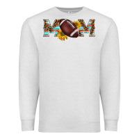 Oatmeal Heather american football mom Premium Sweatshirt - BarkalooDesign