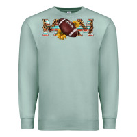 Seafoam american football mom Premium Sweatshirt - BarkalooDesign