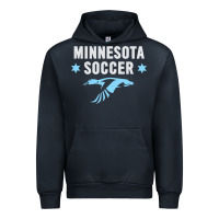 Navy Minnesota Soccer Fan Gear  FC , United T Urban Hoodie - longCreatives