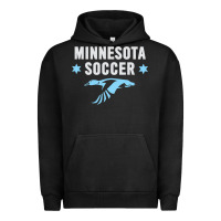 Pigment Black Minnesota Soccer Fan Gear  FC , United T Urban Hoodie - longCreatives