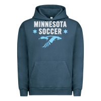 Pigment Midnight Navy Minnesota Soccer Fan Gear  FC , United T Urban Hoodie - longCreatives
