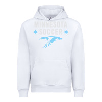 White Minnesota Soccer Fan Gear  FC , United T Urban Hoodie - longCreatives