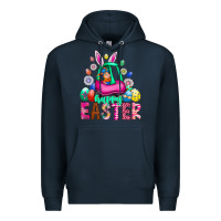 Navy Easter Premium Hoodie - CowhideDigitalArt