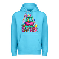 Ocean Blue Easter Premium Hoodie - CowhideDigitalArt