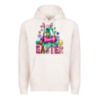 Pale Pink Easter Premium Hoodie - CowhideDigitalArt