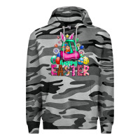 Slate Camo Easter Premium Hoodie - CowhideDigitalArt