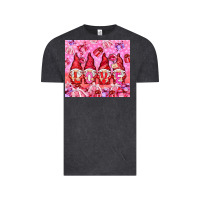 Vintage Black Love gnomies with gift boxes tumbler Vintage Tee - HowdyJamesFarm