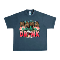 Midnight Navy Mama needs a drink mothers day Urban Heavy Tee - CowGirlArtShop