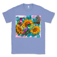 Hummingbirds Sunflower Classic Tee | Teevron
