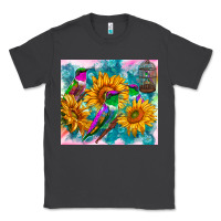 Smoke hummingbirds sunflower Classic Tee - TumblerDesignByShophia