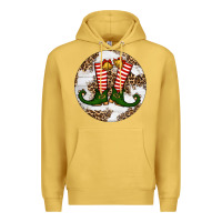 Antique Gold Elf Shoes Christmas Premium Hoodie - RanaPortraitStore