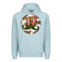 Blue Mist Elf Shoes Christmas Premium Hoodie - RanaPortraitStore